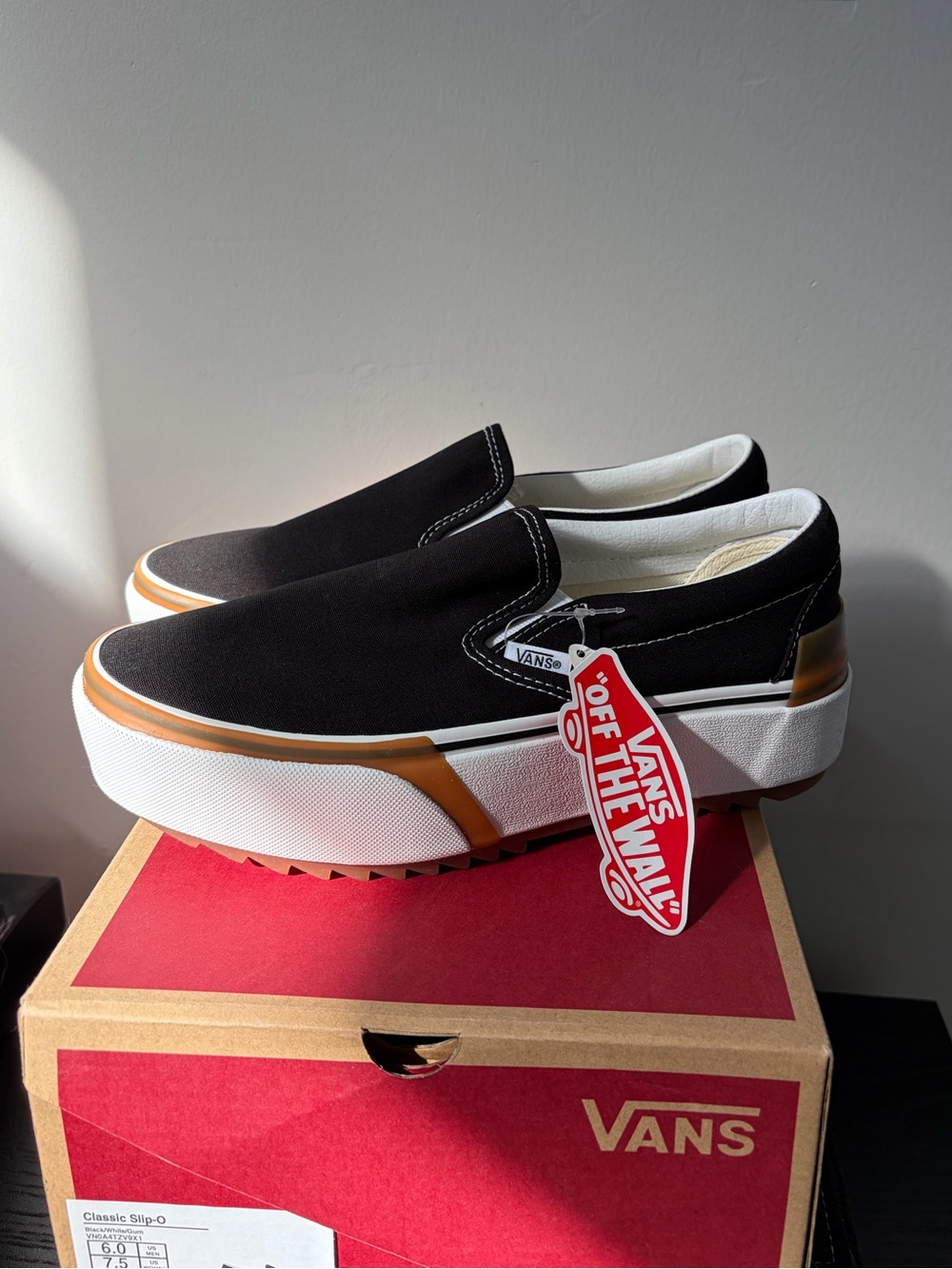 Vans Classic Slip-On Platform Sneakers